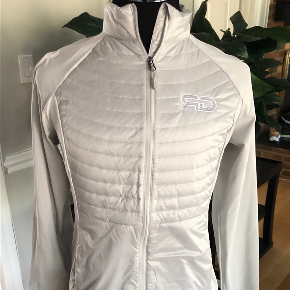 Pearl White Full Zip Jacket - Picture 3 of 5